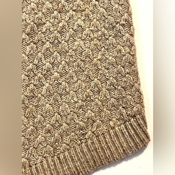 LOFT Ann Taylor Cozy Tan Knit Sweater Long Sleeve Women’s Size Small - Picture 3 of 16